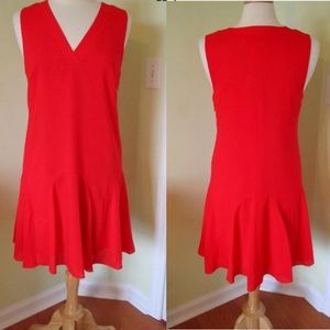 J.Crew Factory Sleeveless Flounce Dress flapper 00
